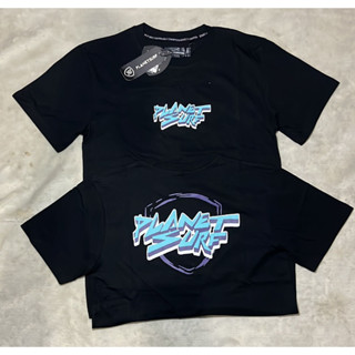 เสื้อยืด พิมพ์ลาย PUTIH HITAM Amd 044 PLANET SURF SURF สีดํา และสีขาว สําหรับผู้ชาย