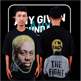 เสื้อยืด ขนาดใหญ่ พิมพ์ลาย Dennis Rodman Kaos สไตล์วินเทจ