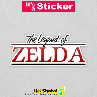 Heishaka สติกเกอร์ไวนิล ลายโลโก้ The Legend of Zelda Classic กันน้ํา สําหรับติดตกแต่งเกมเมอร์