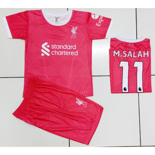 ชุดเสื้อสูท ลาย LIVERPOOLL JERSEY MSALAH LIV สําหรับเด็ก