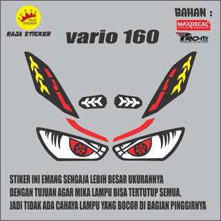 ใหม่ สติกเกอร์โคมไฟ Vario 160cc