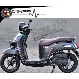 สติกเกอร์ ลายเส้น FAZZIO LIS STICKER SCF.294 สําหรับติดตกแต่งรถจักรยานยนต์