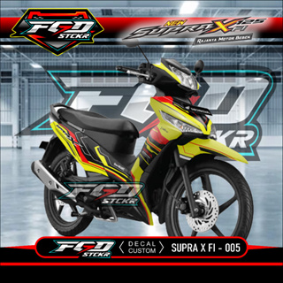 สติกเกอร์ ลายกราฟฟิค Supra X 125 Fi Modif Keren Supra X 125 Fi 005