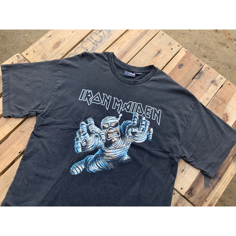 เสื้อยืด ลาย Iron MAIDEN OFFICIAL Shopee Thailand