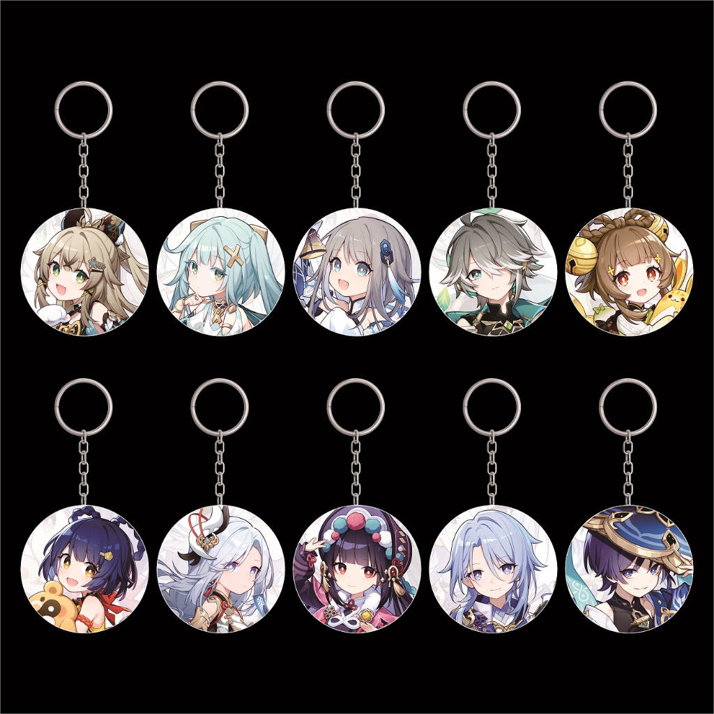 gantungan-keyring-press-พวงกุญแจ-genshin-impact-หลายตัวเลือก