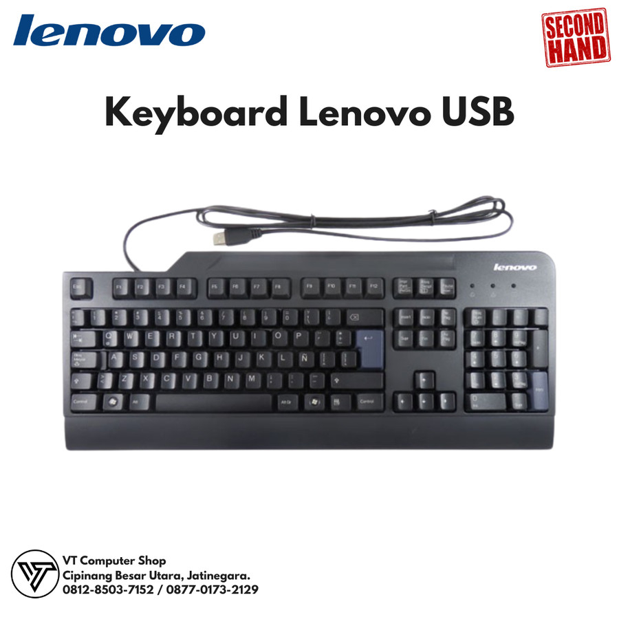 คีย์บอร์ด ของแท้ Lenovo USB KEYBOARD สําหรับคอมพิวเตอร์ | Shopee Thailand