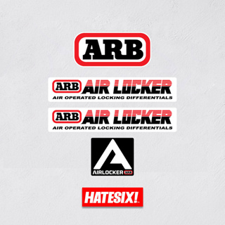 สติกเกอร์รูปลอก ARB Air Locker Air Lock Hatesix