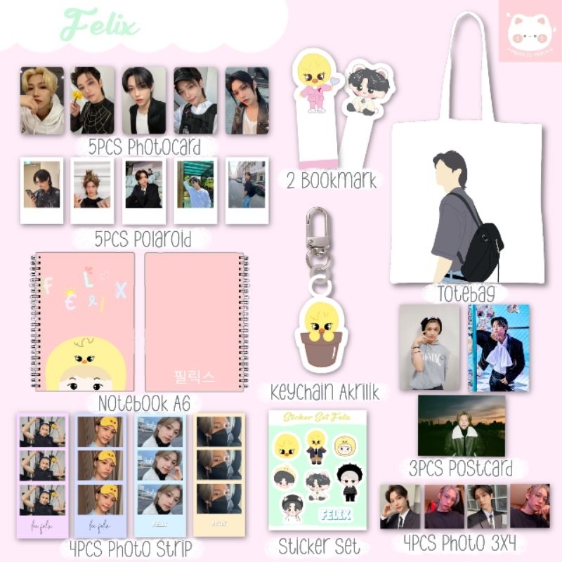 Fankit สมาชิก Stray Kids Totebag พวงกุญแจอะคริลิค | Shopee Thailand