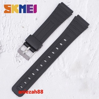 Hitam SKMEI 1412 SKMEI 1412 สายนาฬิกาข้อมือ สีดํา