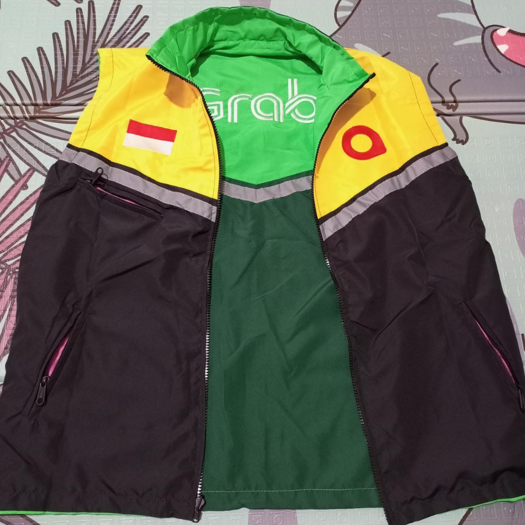 REVERSIBLE VEST NOT A MAXIM DRIVER JACKET OKOL INDO PRIO SHOPEE ...