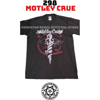 Motley CRUE เสื้อยืดลําลอง แขนสั้น พิมพ์ลาย Builtup Rock Punk Metal Original PRAPATAN REBEL สําหรับผู้ชาย