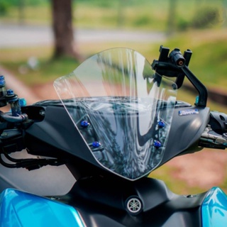 Visor jenong AEROX ใหม่ / เก่า ควันบุหรี่ และใส