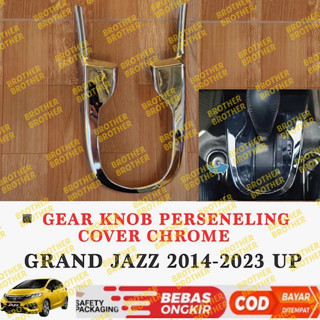 ฝาครอบลูกบิดเกียร์โครเมี่ยม สําหรับ Jazz GK5 2014 2022 2023 2024 2025