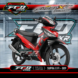 สติกเกอร์กราฟฟิค Supra X 125 Fi Modif Keren Supra X 125 Fi 009