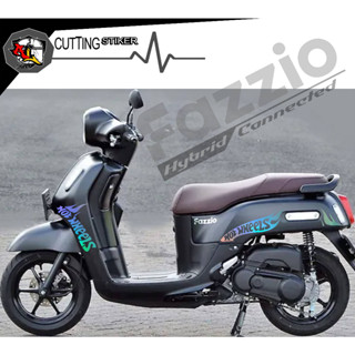 สติกเกอร์ ลาย FAZZIO Fire STICKER FAZZIO FAZZIO SCF.309 สําหรับติดตกแต่งรถจักรยานยนต์