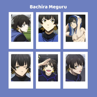 ฟิกเกอร์ตัวต่อ โพลารอยด์ อนิเมะฟุตบอล Blue Lock sport bachira isagi chigiri hyouma nagi seishirou itoshi rin kira ryousuke bluelock