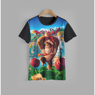 เสื้อยืด ลาย Donkey Kong-1 Donkey Kong-1 สําหรับเด็กผู้ชาย และผู้หญิง