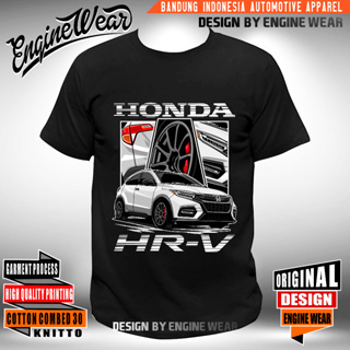 เสื้อยืด พิมพ์ลายรถยนต์ hrv jdm honda hrv