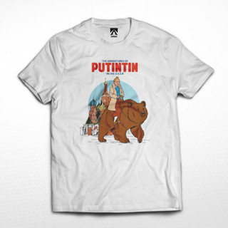 เสื้อยืด พิมพ์ลายการ์ตูน KAOS ADVENTURE OF Putin KAOS VINTAGE สําหรับผู้ชาย และผู้หญิง