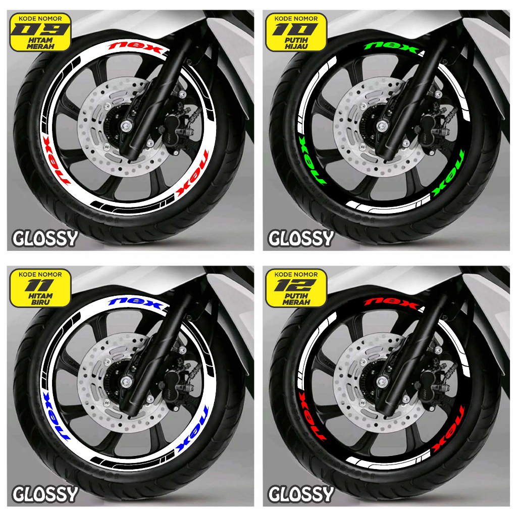 สติกเกอร์ขอบตัด-1-แวววาว-สําหรับ-suzuki-nex-rim-ar01