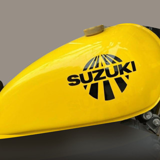 สติกเกอร์ ลาย Suzuki enduro Sunrise Hatesix สไตล์วินเทจ สําหรับติดตกแต่ง