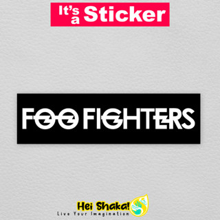 Foo Fighters สติกเกอร์ไวนิล กันน้ํา สําหรับติดตกแต่ง