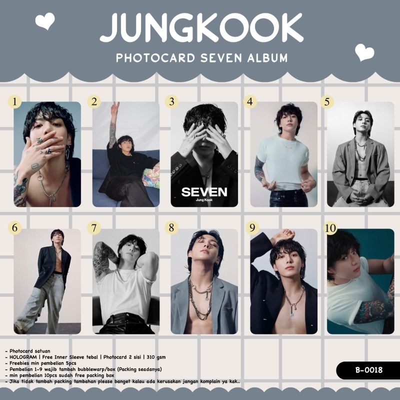 jungkook-seven-อัลบั้มรูป-เคลือบลามิเนต-2-ด้าน