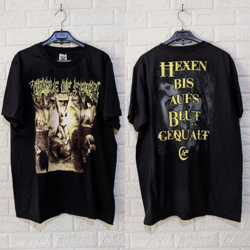 เสื้อยืด พิมพ์ลาย Cradle OF FILTH BAND | Shopee Thailand