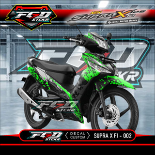 สติกเกอร์ ลายกราฟฟิค Supra X 125 Fi Modif Keren Supra X 125 Fi 002