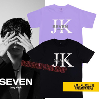 เสื้อยืด ลาย Jungkook JK SEVEN สไตล์เกาหลี