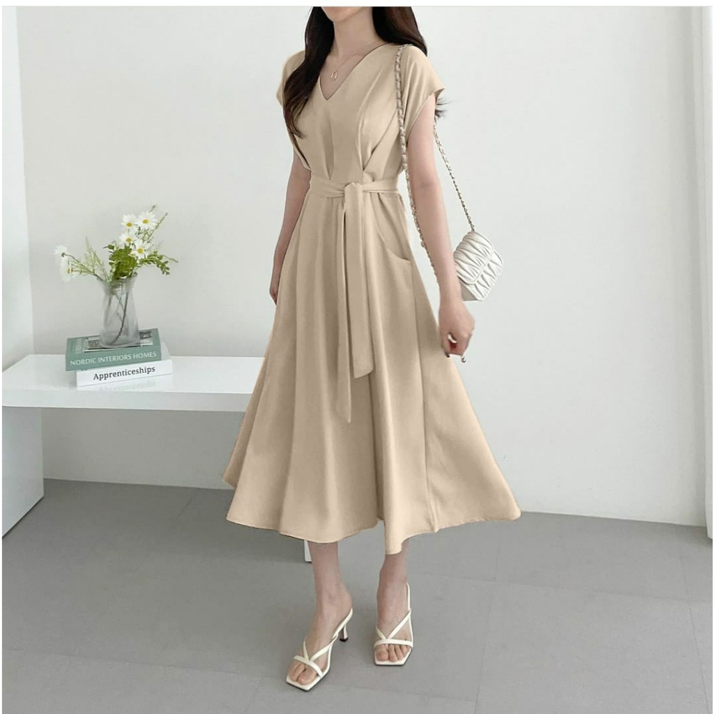 ชุดเดรส-as-fashion-dress-แฟชั่นใหม่ล่าสุด-สําหรับผู้หญิง-midi-dress-สําหรับคริสต์มาส