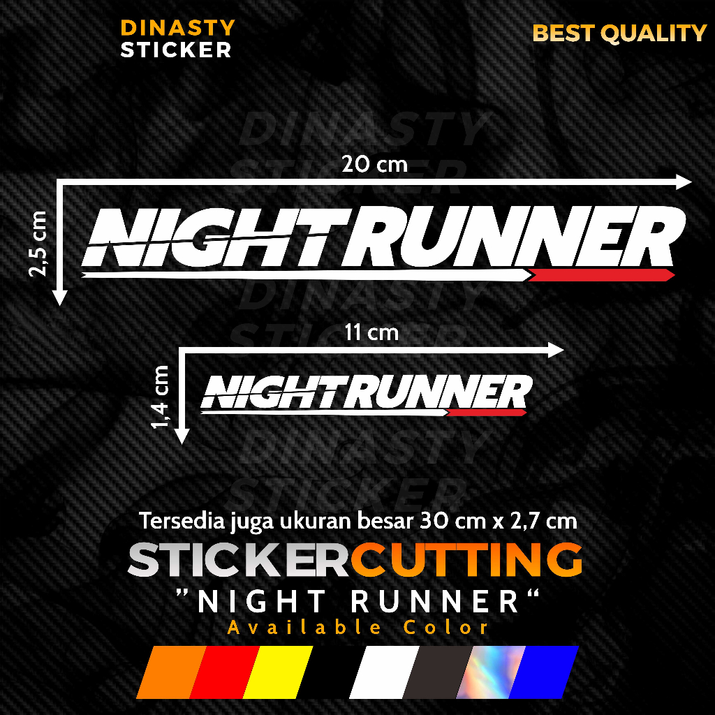 สติ๊กเกอร์ VIRAL NIGHT RUNNER สติ๊กเกอร์ตัด | Shopee Thailand