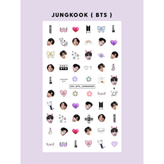 สติกเกอร์ติดเล็บ ลาย BTS BTS KPOP BT21 Bangtan BTS โฟโต้การ์ด สติกเกอร์น้ํา สําหรับตกแต่งเล็บ