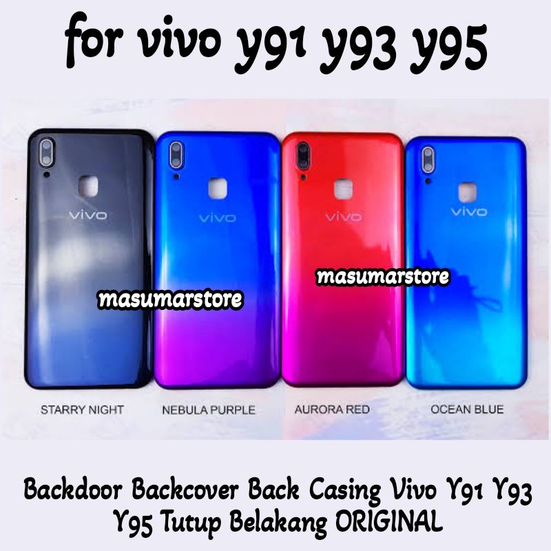 Backdoor Backcover Back Casing Vivo Y91 Y93 Y95 ORIGINAL ฝาหลัง ...