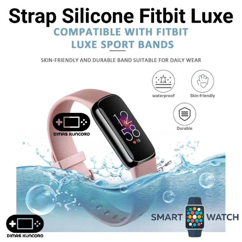 fitbit-luxe-สายรัดข้อมือซิลิโคน-สายรัดข้อมือยาง-smartwatch