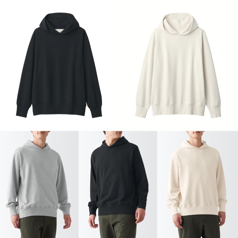 muji-เสื้อกันหนาว-มีฮู้ด-แบบสวมหัว