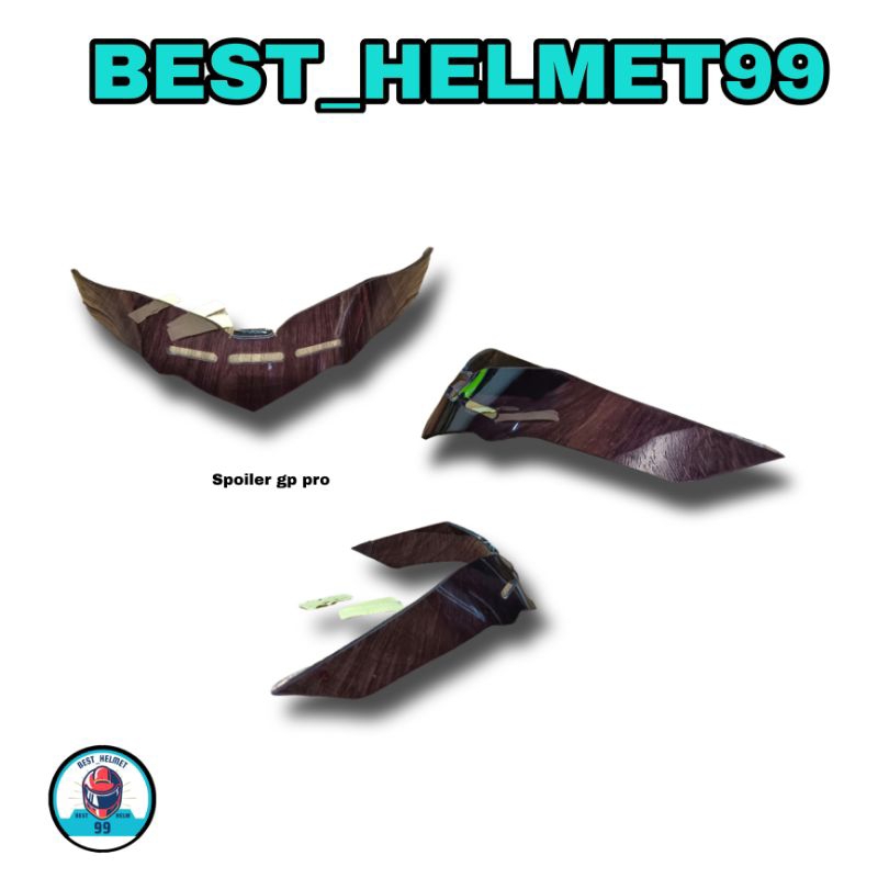 Nhk GP-PRO 2D HELMET SPOILER-VARIATION GP-PRO HELMET 2D SPOILER ...