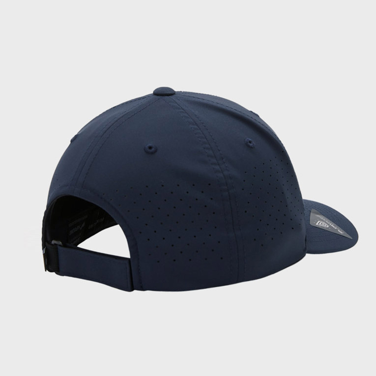 quiksilver-adapted-flexfit-110-หมวกแก๊ป-สีฟ้า-ของแท้