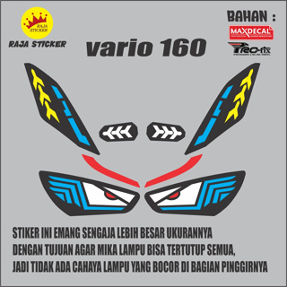 ใหม่ สติกเกอร์คิ้ว vario Lamp 160cc