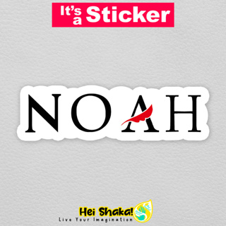 Noah สติกเกอร์ไวนิล กันน้ํา ลายวงดนตรี