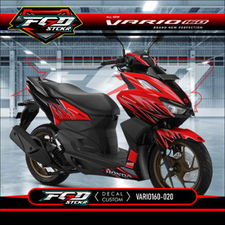 สติกเกอร์รูปลอก Fullbody Honda All New Vario 160 - Variation List Motor Graphic Design 020