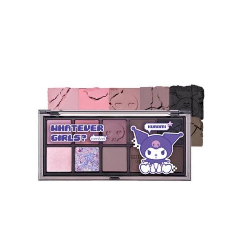 พร้อมส่ง Romand x Sanrio Kuromi My Melody Eye Palette ลิปทินท์เกาหลี นําเข้า ของแท้ ฟรีสติกเกอร์ ...
