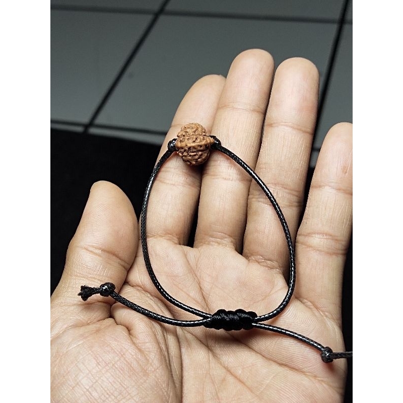 rudraksha-สร้อยข้อมือ-พระพิฆเนศ-เรียบง่าย