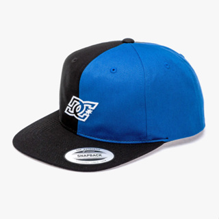 หมวก DC รองเท้า Shanahan Snapback Two Tone Colorblock สีฟ้า สีดํา Yupoong ของแท้