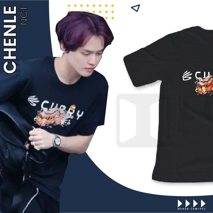 เสื้อยืด-พิมพ์ลาย-chenle-nct-curry