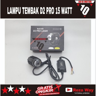 ไฟเลเซอร์ D2 PRO 15w สําหรับรถจักรยานยนต์