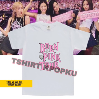 เสื้อยืด พิมพ์ลาย blackpink สไตล์เกาหลี