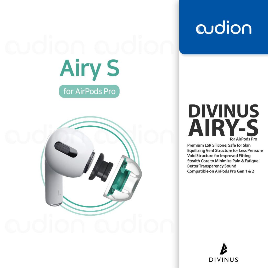 divinus-airy-s-สําหรับ-app-gen-1-amp-2-lsr-จุกหูฟังซิลิโคน