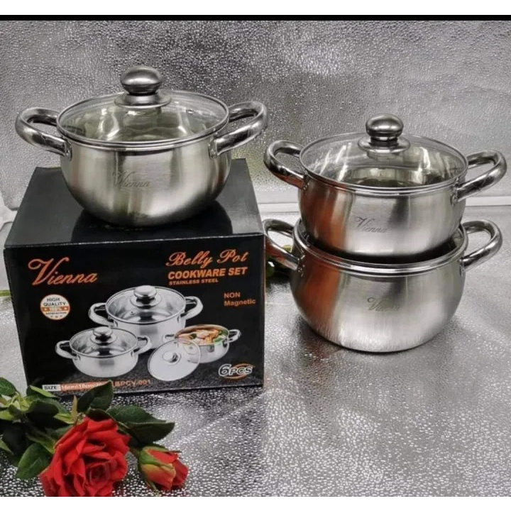Calypso & Vienna หม้อฟักทองสเตนเลส แบบหนา Shopee Thailand