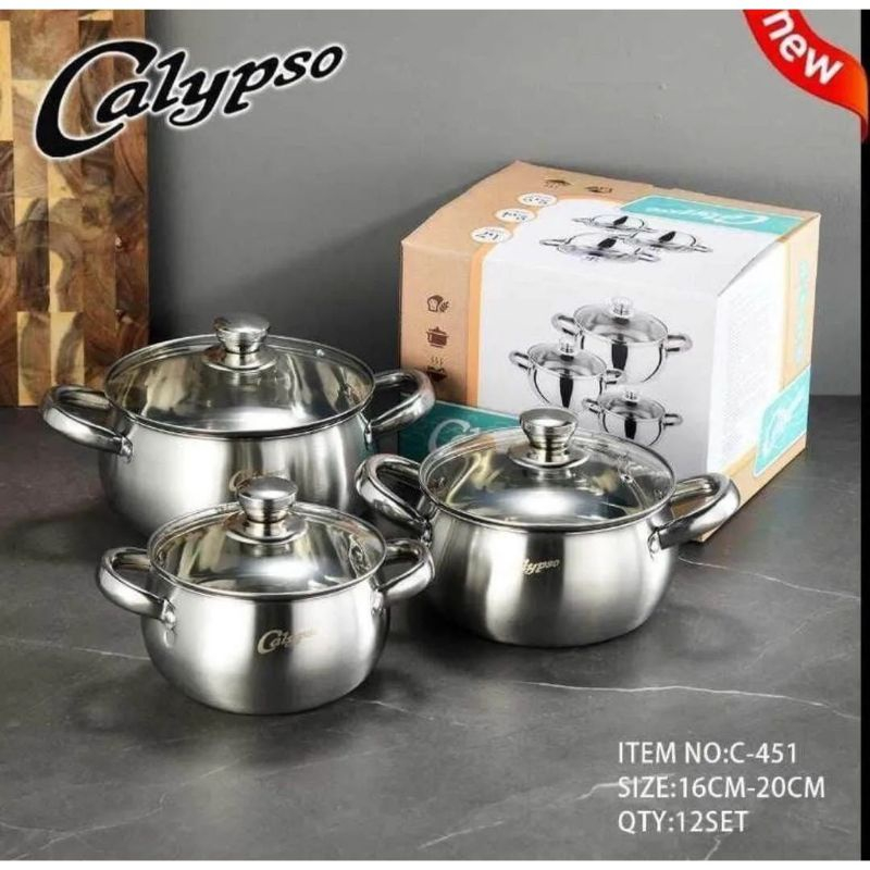 Calypso & Vienna หม้อฟักทองสเตนเลส แบบหนา Shopee Thailand